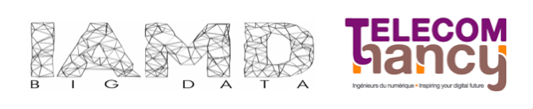 Logos TELECOM Nancy et approfondissement IAMD, Big Data